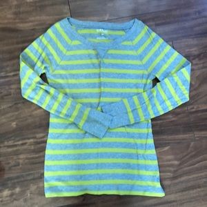 Old Navy - Yellow/Green and Gray Thermal, Large